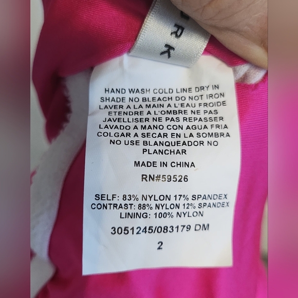 Trina Turk Standard Echo Chain One Piece Swimsuit Size 2 - Picture 4 of 5